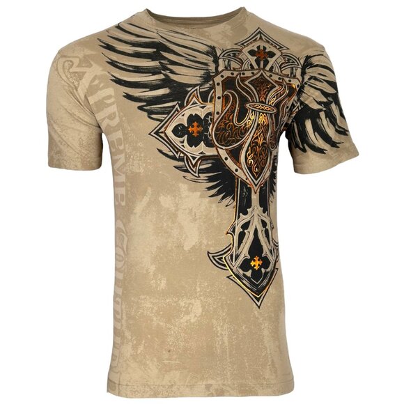 XTREME COUTURE by AFFLICTION Men T-Shirt LOCKDOWN - Picture 3 of 8